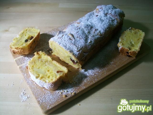 Ciasto ucierane z jabłkami i kokosem