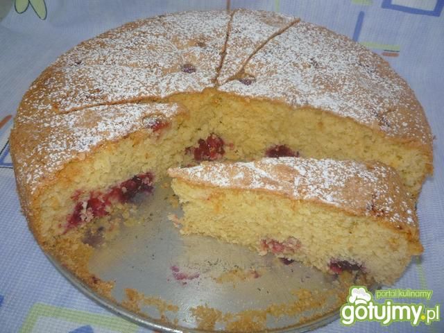 Ciasto ucierane z jeżynami i malinami Ciasto ucierane z jeżynami i malinami