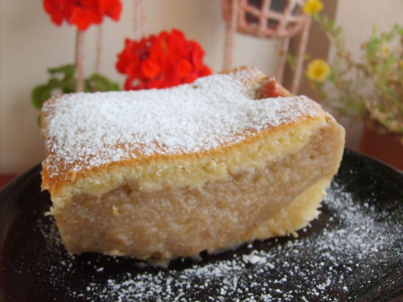 Ciasto ucierane z musem jabłkowym