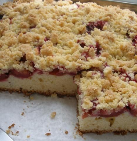 Ciasto ucierane z owocami