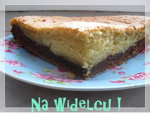 Ciasto w dwóch kolorach Ciasto w dwóch kolorach