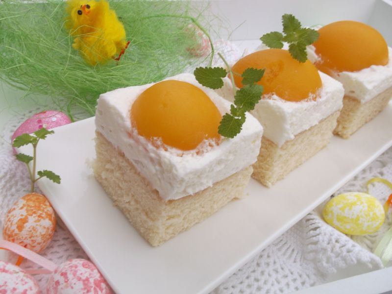 Ciasto wielkanocne ,,Jajko sadzone''