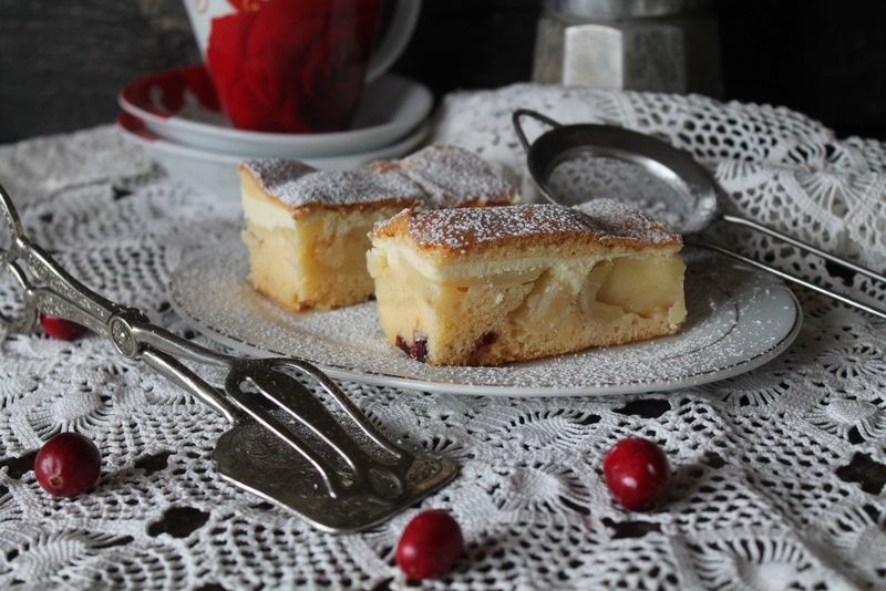 Ciasto wielosmakowe z serem i jabłkami Ciasto wielosmakowe z serem i jabłkami