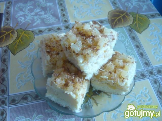 Ciasto z ananasem wg Danusi