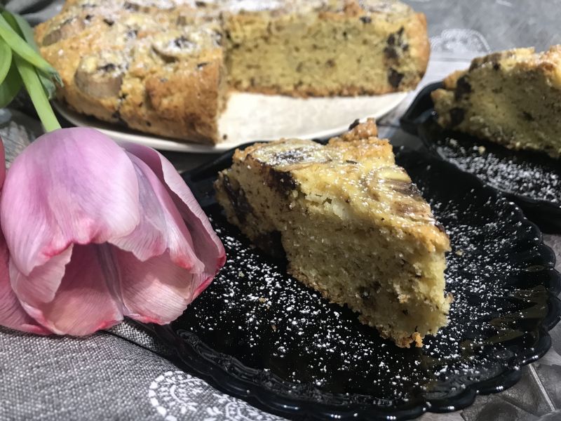 Ciasto z bananami i czekoladą (bezglutenowe)