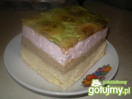 Ciasto z bananami i galaretką Ciasto z bananami i galaretką