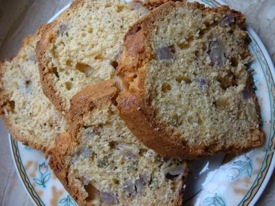 Ciasto z bananem i pestkami dyni