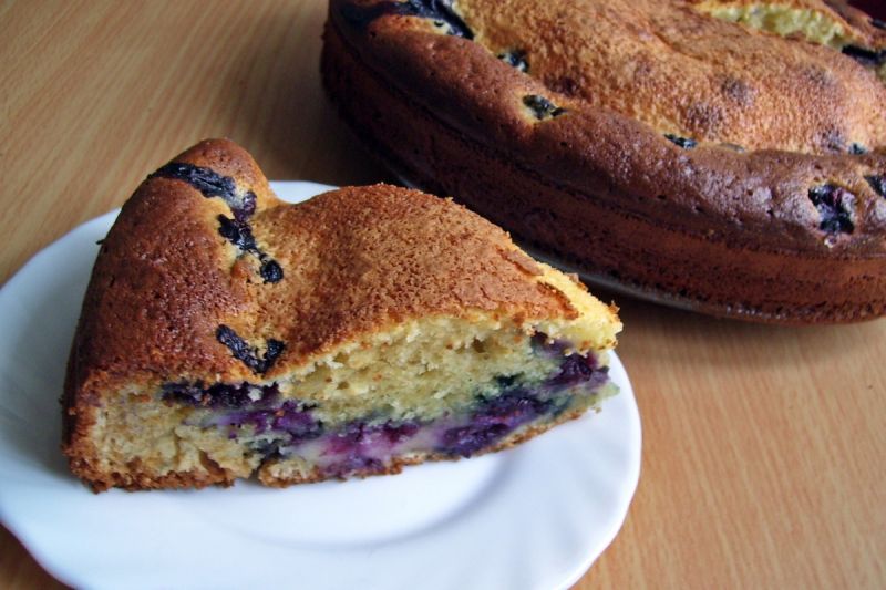 Ciasto z borówką amerykańską