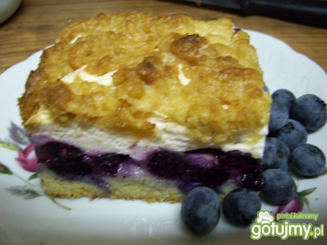 Ciasto z borówką amerykańską Ciasto z borówką amerykańską