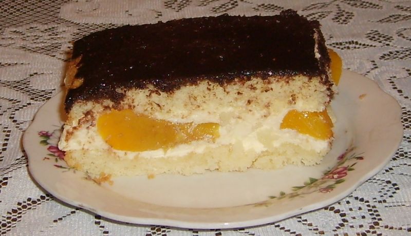 Ciasto z brzoskwiniami Ciasto z brzoskwiniami