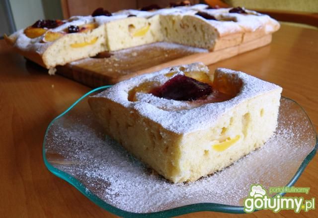 Ciasto z brzoskwiniami Ciasto z brzoskwiniami