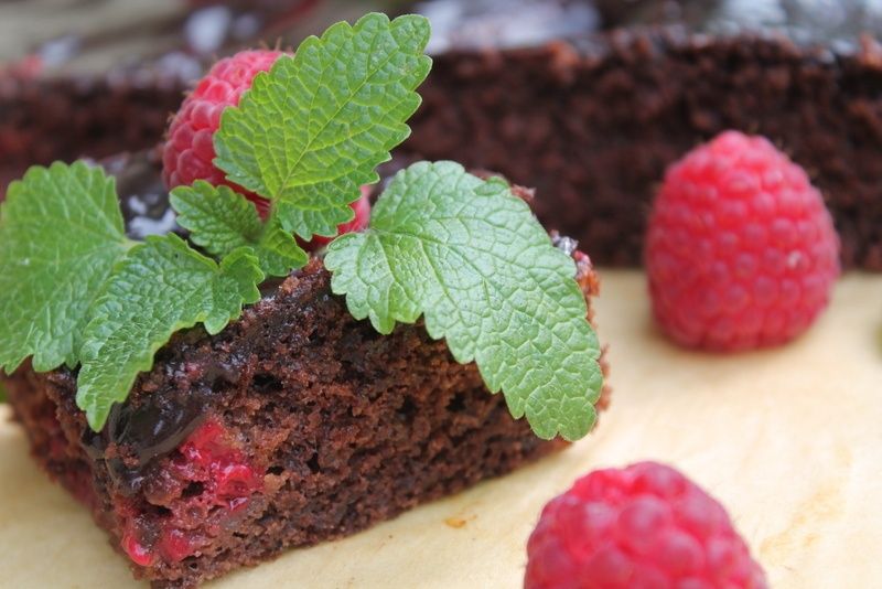 Ciasto z burakami i malinami Ciasto z burakami i malinami