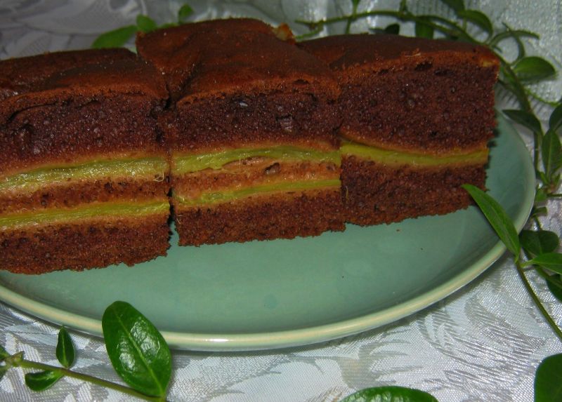 Ciasto z cynamonową nutką i rabarbarem Ciasto z cynamonową nutką i rabarbarem