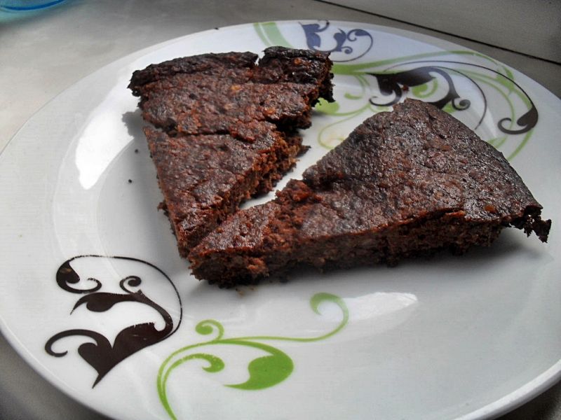 Ciasto z czarnej fasoli