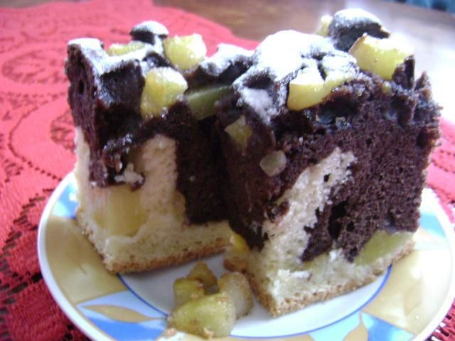 ciasto z gruszkami  ciasto z gruszkami