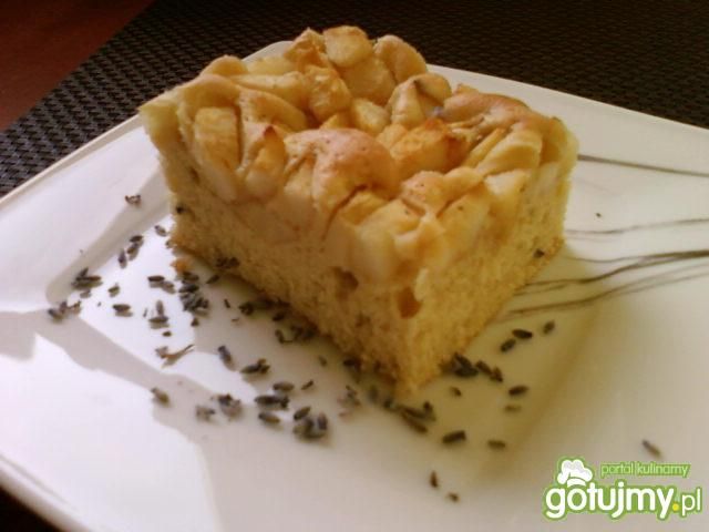 Ciasto z gruszkami z lawendową nutą Ciasto z gruszkami z lawendową nutą