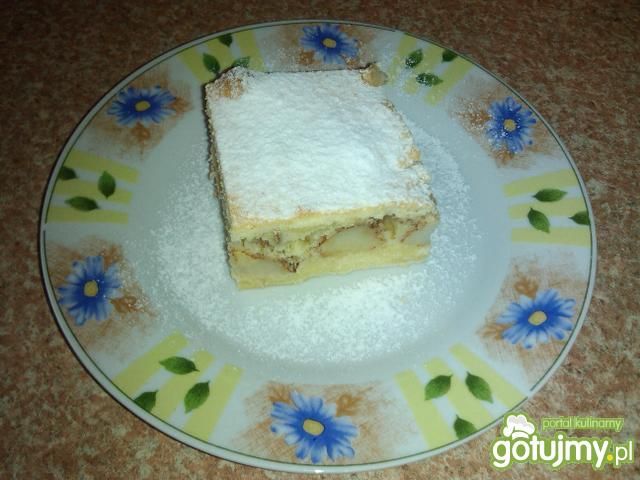 Ciasto z jabłkami i cynamonowym kokosem