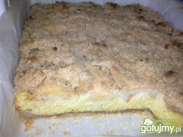 Ciasto z jabłkiem i kruszonką 