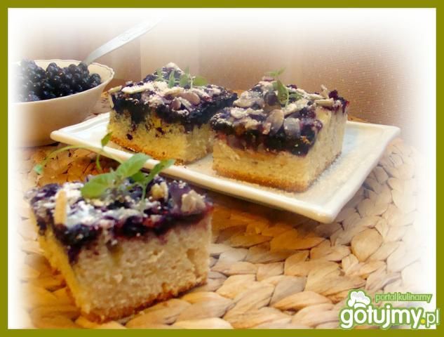 Ciasto z jagodami.