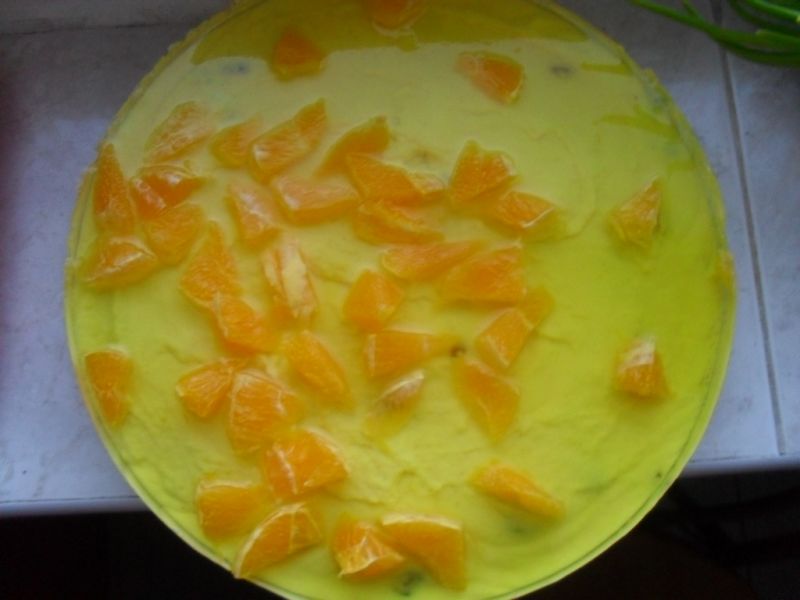 Ciasto z kaszą manną i pomarańczą