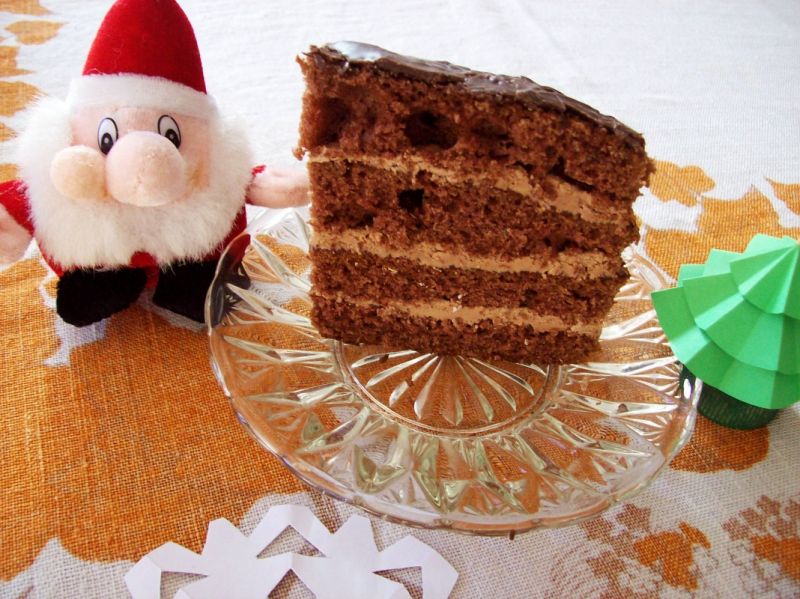 Ciasto z kefirem i masą czekoladową