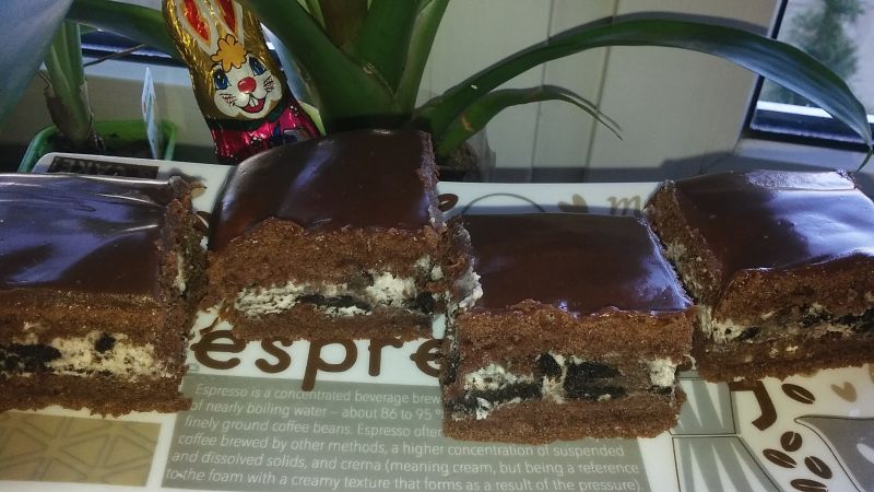 Ciasto z kremem oreo Ciasto z kremem oreo