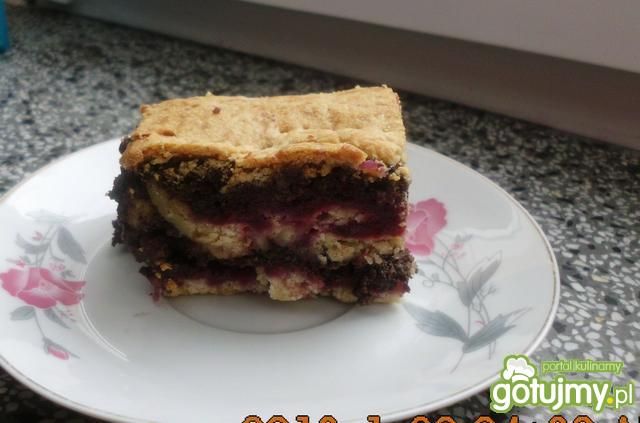 Ciasto z makiem i wiśniowym dżemem Ciasto z makiem i wiśniowym dżemem