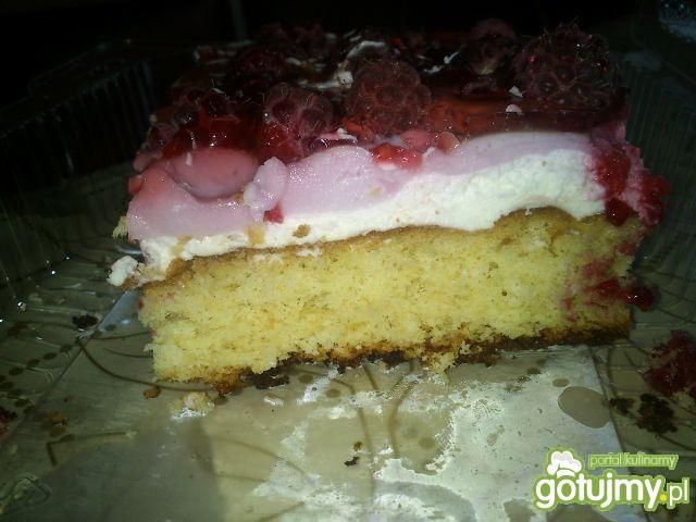 Ciasto z malinami od Hamrocyka