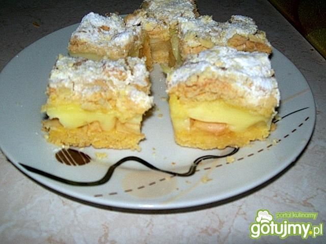 Ciasto z masą budyniową Ciasto z masą budyniową