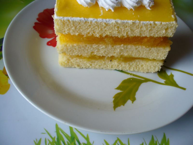 Ciasto z masą galaretkową z jabłkiem