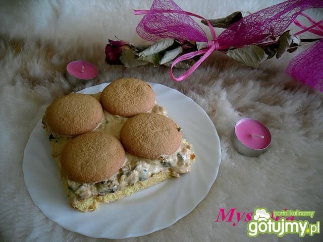 Ciasto z masą i bakaliami