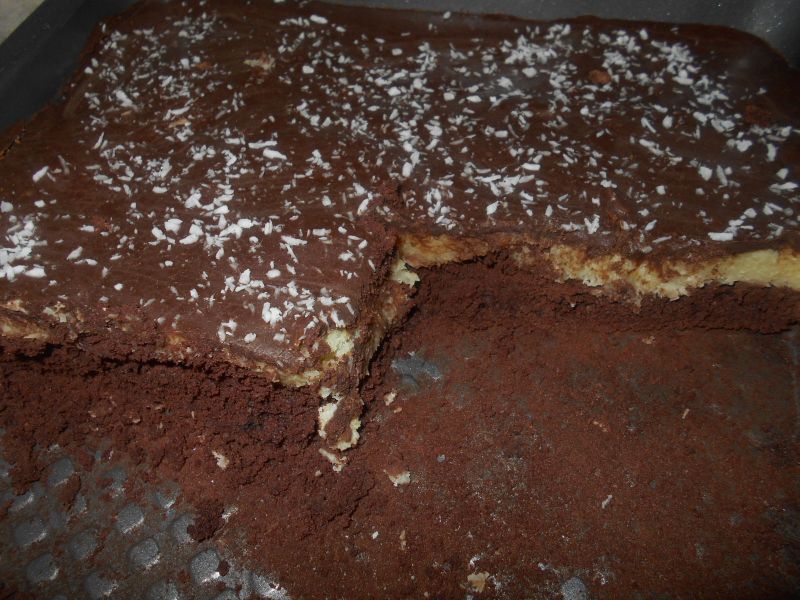 Ciasto z masą kokosową