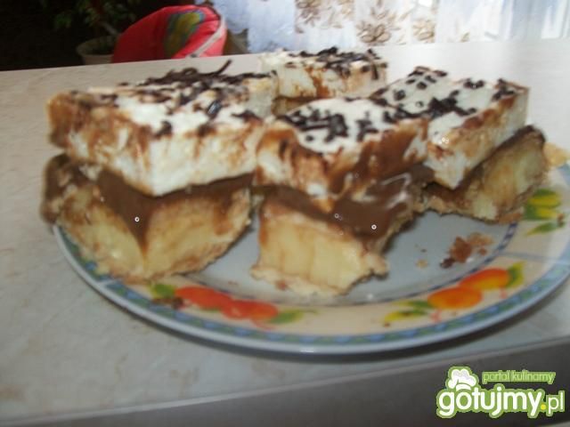 Ciasto z masą krówkową czekoladową