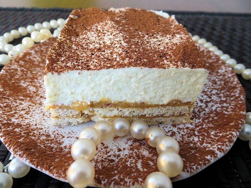 Ciasto z masą krówkową i karpatkową Ciasto z masą krówkową i karpatkową