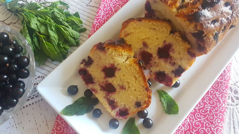 Ciasto z mascarpone i porzeczkami