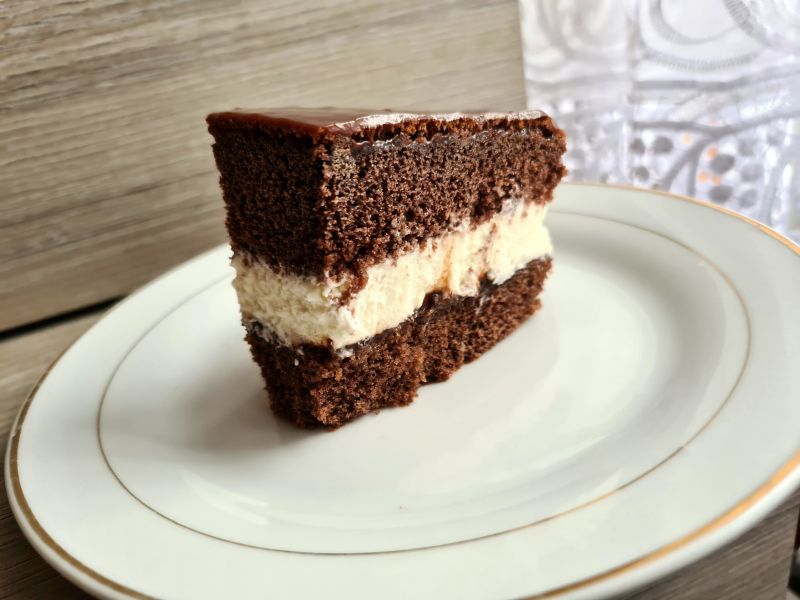 Ciasto z mascarpone i powidłami