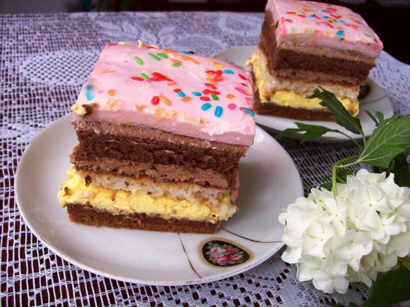 Ciasto z mleczną pianą Ciasto z mleczną pianą