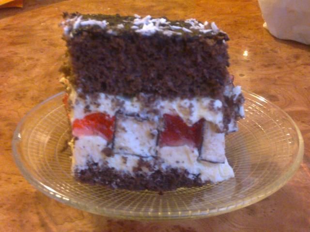 Ciasto z mleczną pianką Ciasto z mleczną pianką