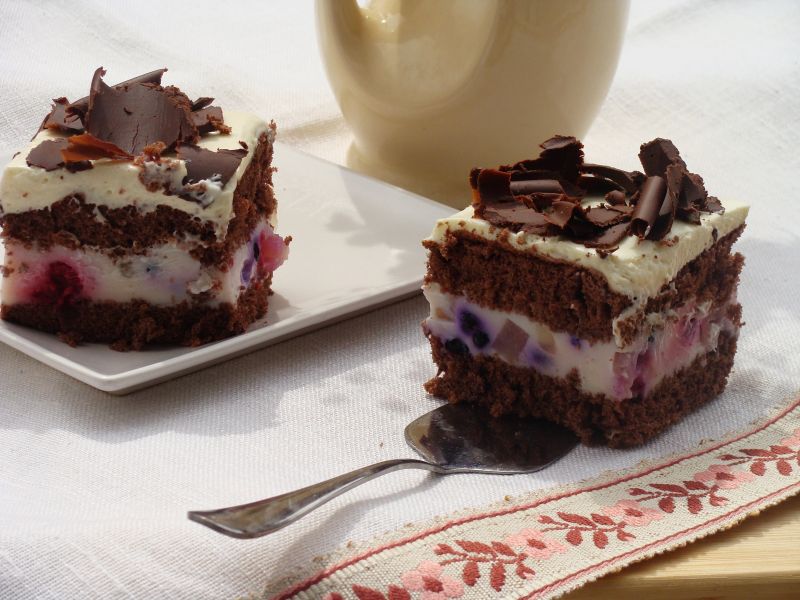 Ciasto z mleczną pianką 