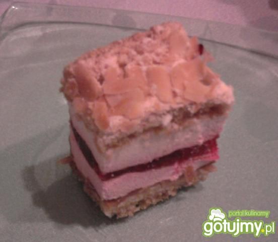 Ciasto z mlecznej pianki z galaretka i  Ciasto z mlecznej pianki z galaretka i