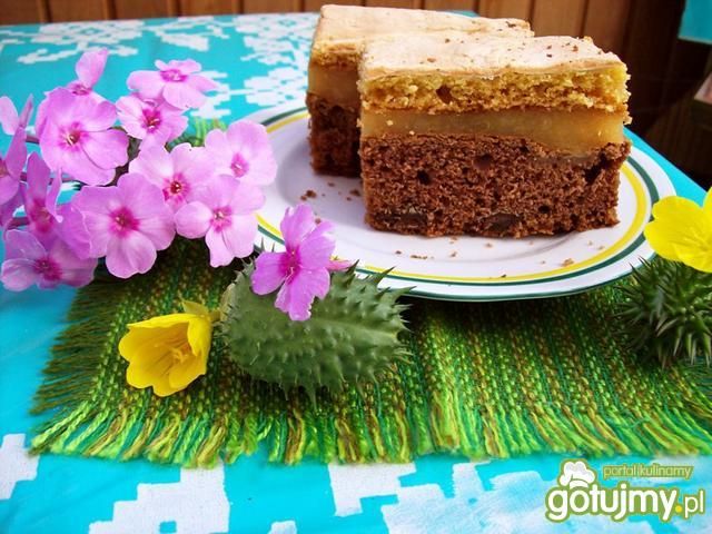 Ciasto z musem gruszkowym Ciasto z musem gruszkowym