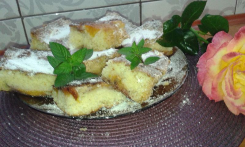 Ciasto z nektarynami Ciasto z nektarynami