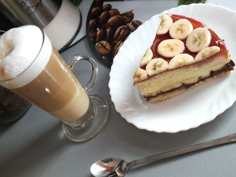 Ciasto z nutellą i bananami Ciasto z nutellą i bananami