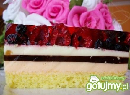 ciasto z owocami leśnymi ciasto z owocami leśnymi