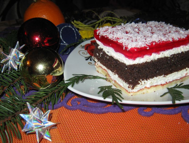 Ciasto z piernikową wkładką