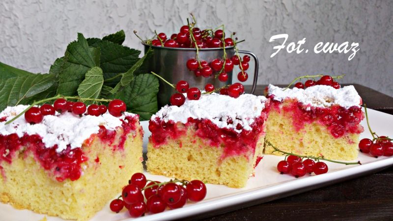 Ciasto z porzeczkami