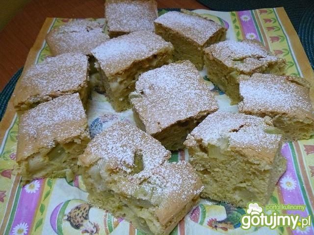 Ciasto z rabarbarem. Ciasto z rabarbarem.