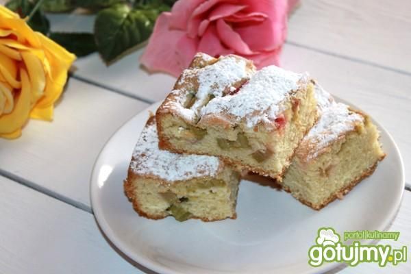 Ciasto z rabarbarem :)