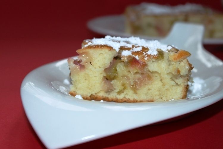 Ciasto z rabarbarem  Ciasto z rabarbarem