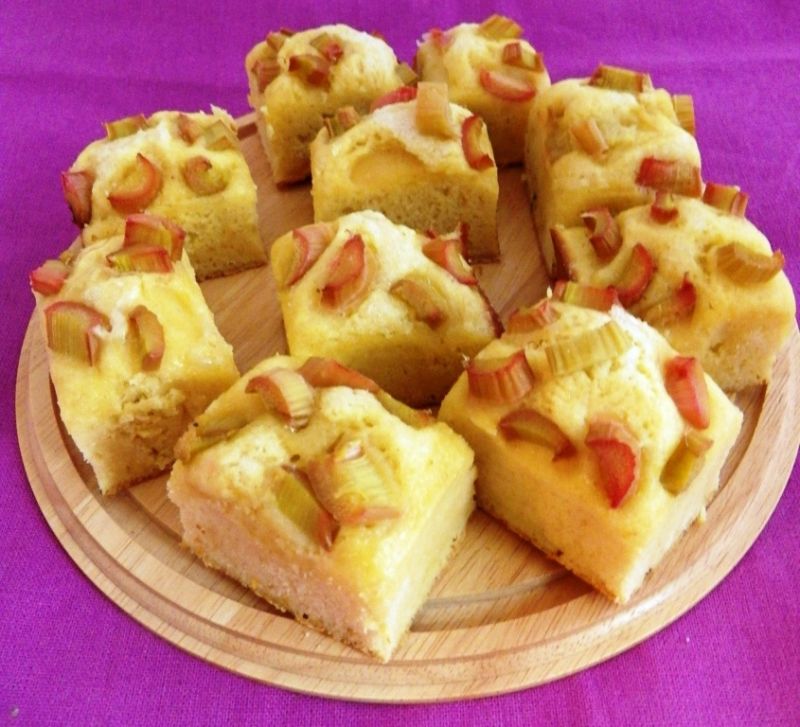 Ciasto z rabarbarem 